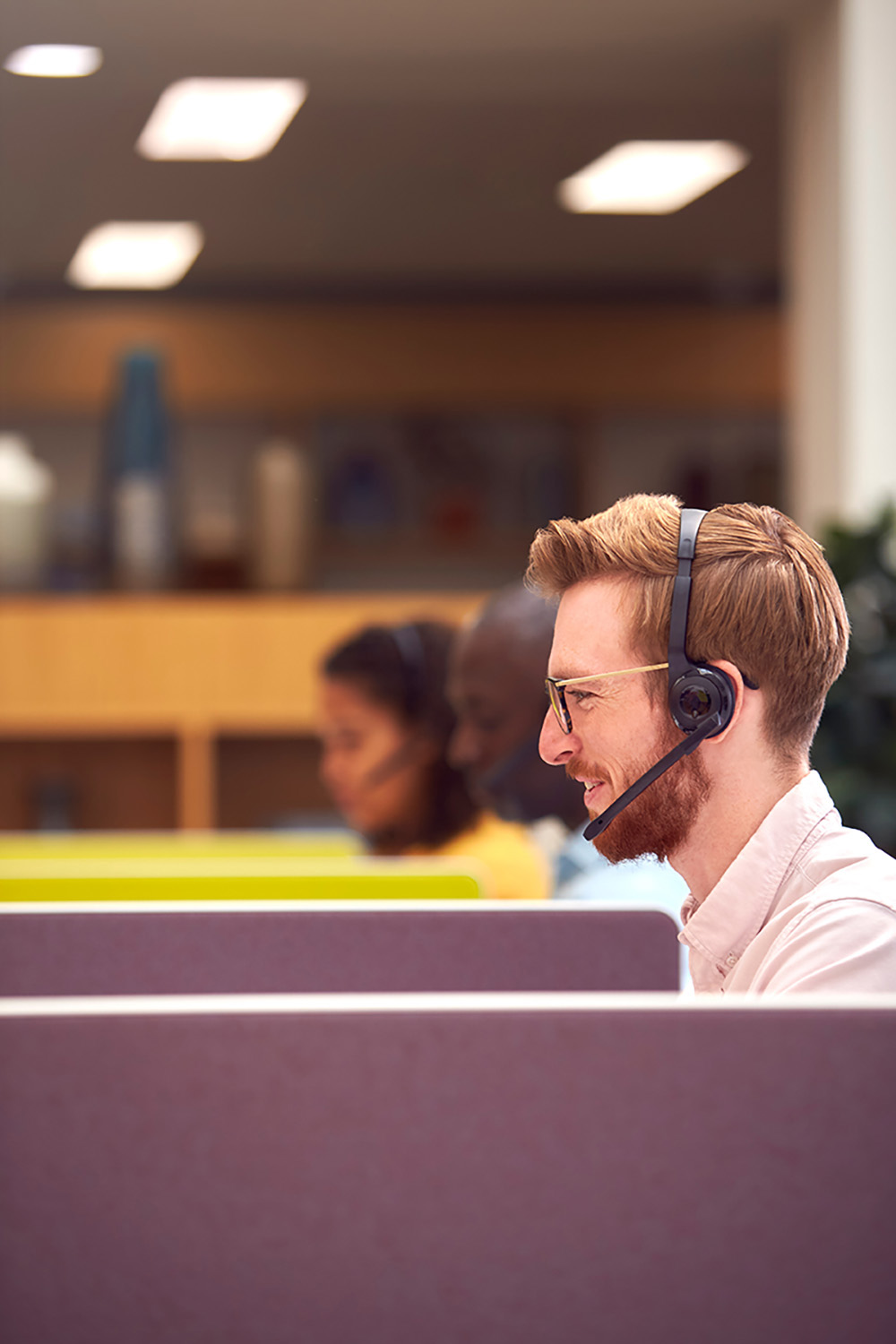 Op FORTITUDE call handler taking a referral by phone 