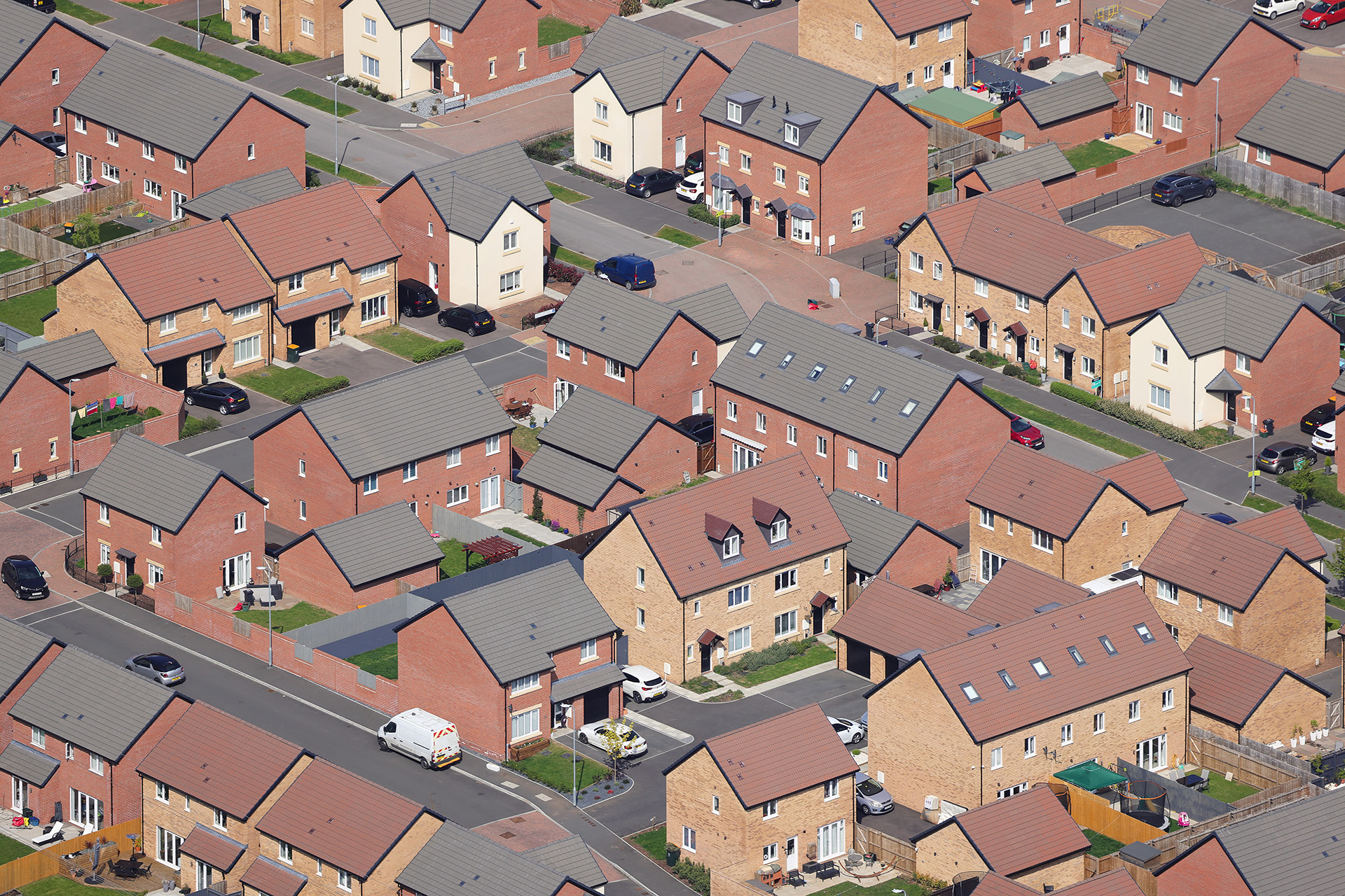 New build houses in Wales, demonstrating the Help to Buy - Wales option when veterans are considering buying a home in Wales.